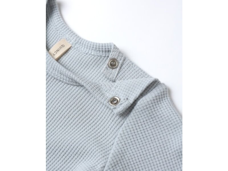 Rylee + Cru Inc. WAFFLE TOP + PANT SET || ICE BLUE