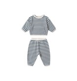 Rylee + Cru Inc. WAFFLE SLOUCH SET || OCEAN STRIPE