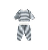 Rylee + Cru Inc. WAFFLE SLOUCH SET || OCEAN STRIPE