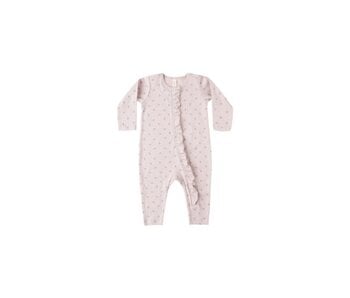 RUFFLE JUMPSUIT || LILAC DITSY