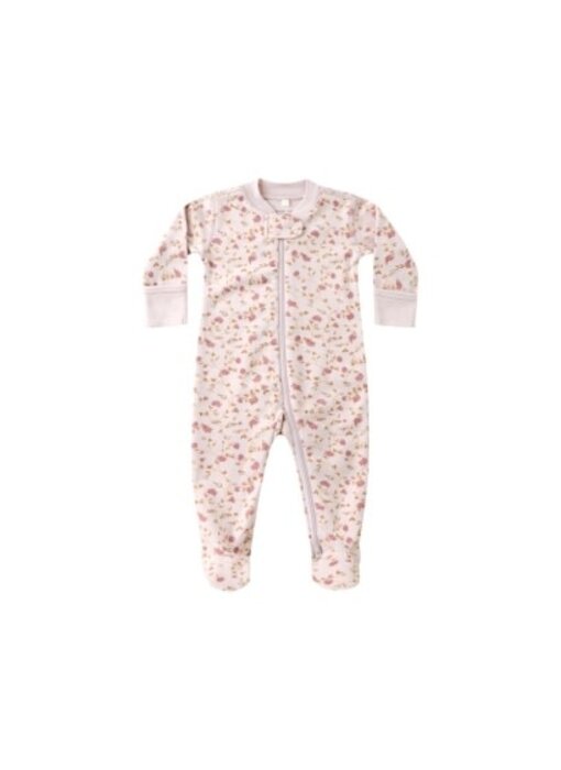 ZIP LONG SLEEVE SLEEPER FOOTIE || GARDEN