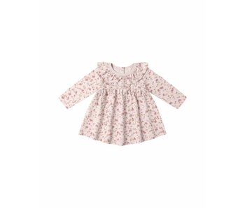 RUFFLE COLLAR JERSEY DRESS || GARDEN