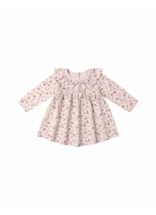 RUFFLE COLLAR JERSEY DRESS || GARDEN