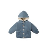 Rylee + Cru Inc. CORDUROY HOODED JACKET || OCEAN