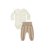 Rylee + Cru Inc. SIDE SNAP BODYSUIT + PANT SET || PENGUINS