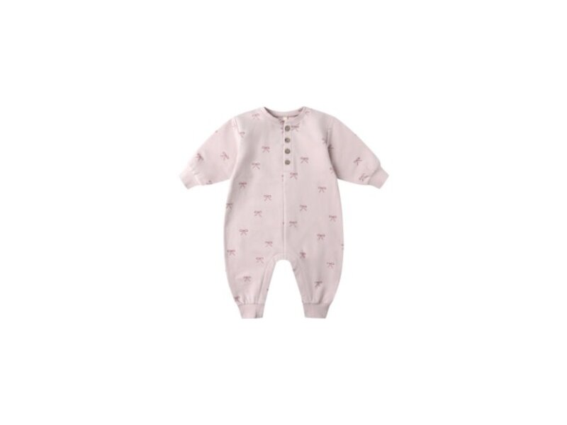 Rylee + Cru Inc. RELAXED FLEECE JUMPSUIT || BOWS
