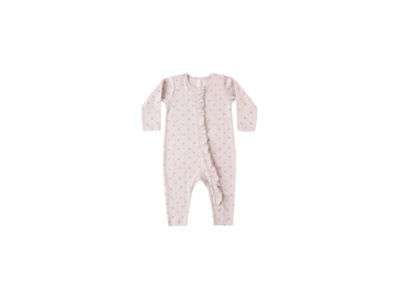 Rylee + Cru Inc. RUFFLE JUMPSUIT || LILAC DITSY