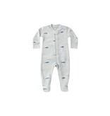 Rylee + Cru Inc. ZIP LONG SLEEVE SLEEPER FOOTIE || NARWHALS