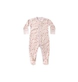 Rylee + Cru Inc. ZIP LONG SLEEVE SLEEPER FOOTIE || GARDEN
