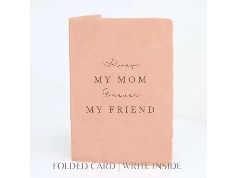 Paper Baristas Always My Mom, Forever My Friend | Mother's Day Card