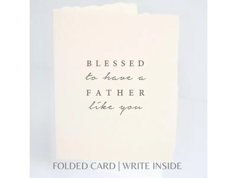 Paper Baristas Blessed To Have A Father Like You | Father's Day Card