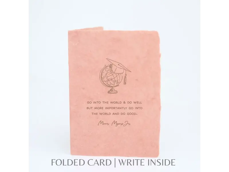 Paper Baristas Go Into the World & Do Good | Graduation Greeting Card