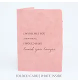 Paper Baristas Loved You Longer | Love Wedding Greeting Card