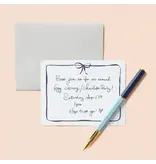 Efrances Navy Bow Flat Notes – Boxed Set of 8 Notecards