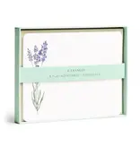 Efrances Lavender Flat Notes | Boxed Notecards Stationery