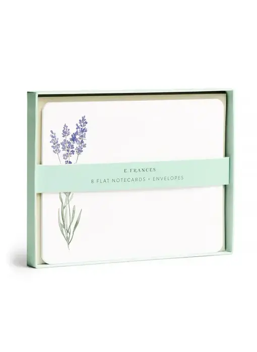 Lavender Flat Notes | Boxed Notecards Stationery