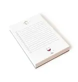 Efrances Start & Finish Lined Notepad | Wine & Coffee