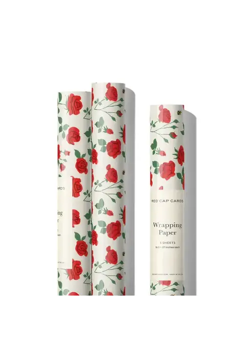 Blooming Roses Wrapping Paper