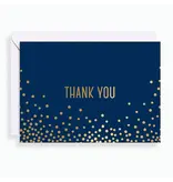 Paper Source Navy Confetti Thank You Card Set - Box of 10