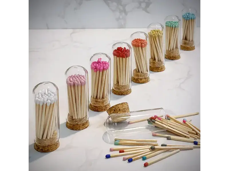 Thankful Greetings 2" Matches + Mini Cloche + Strikers