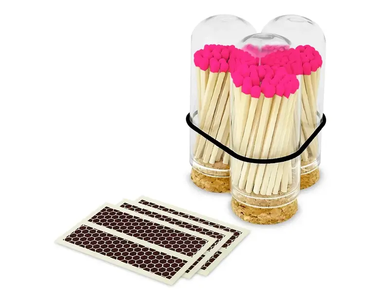 Thankful Greetings 2" Matches + Mini Cloche + Strikers