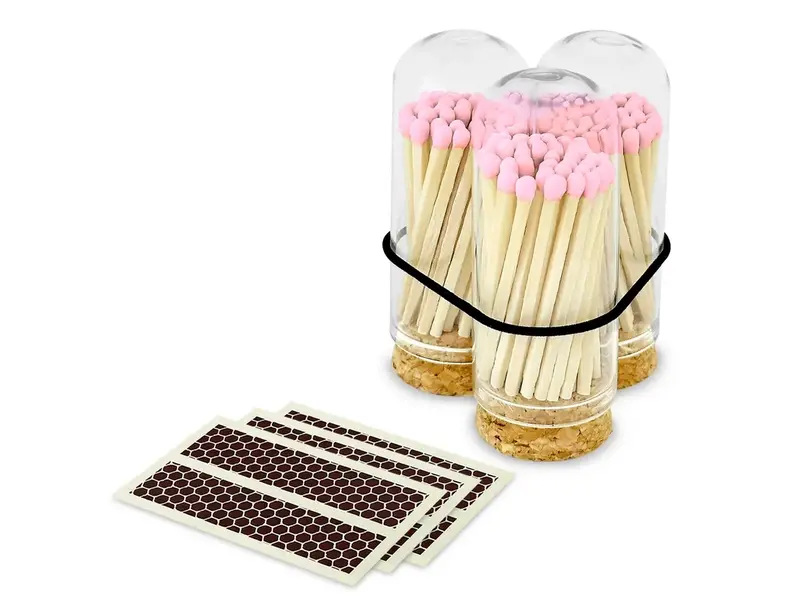 Thankful Greetings 2" Matches + Mini Cloche + Strikers
