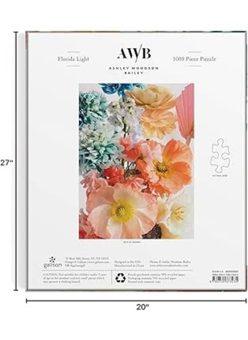 Ashley Woodson Bailey Florida Light1000 Piece Puzzle
