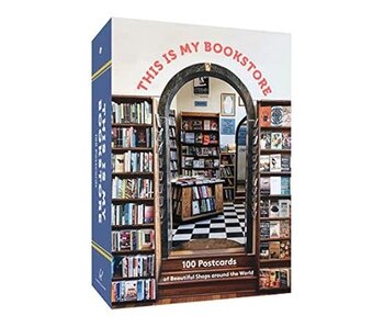 This Is My Bookstore Postcard Box