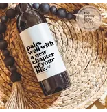 the pretty little mess Pairs Well with A New Chapter in Your Life, Wine Label 4"x5"