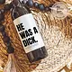 Funny Breakup Wine Label 4"x5"
