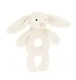 JellyCat Inc Bashful Bunny Ring Rattle Cream