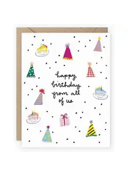 Birthday Party Icons Card