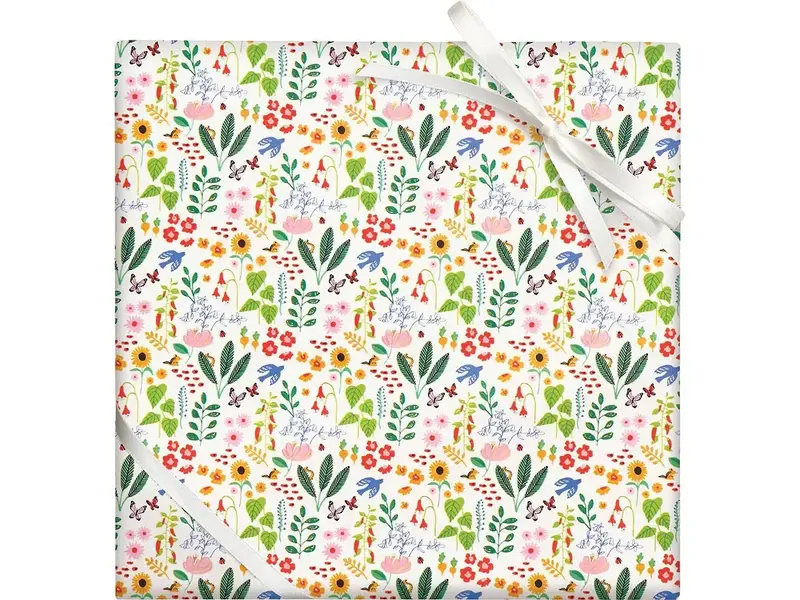 Paper Source Floral Forest Stone Wrapping Paper