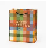 Paper Source Plaid Happy Father's Day Gift Bag
