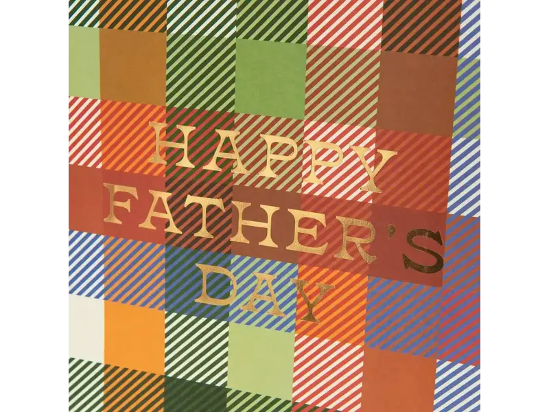 Paper Source Plaid Happy Father's Day Gift Bag