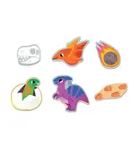 Chronicle Books Dinosaur Park 25 Piece Floor Puzzle with Shaped Pieces
