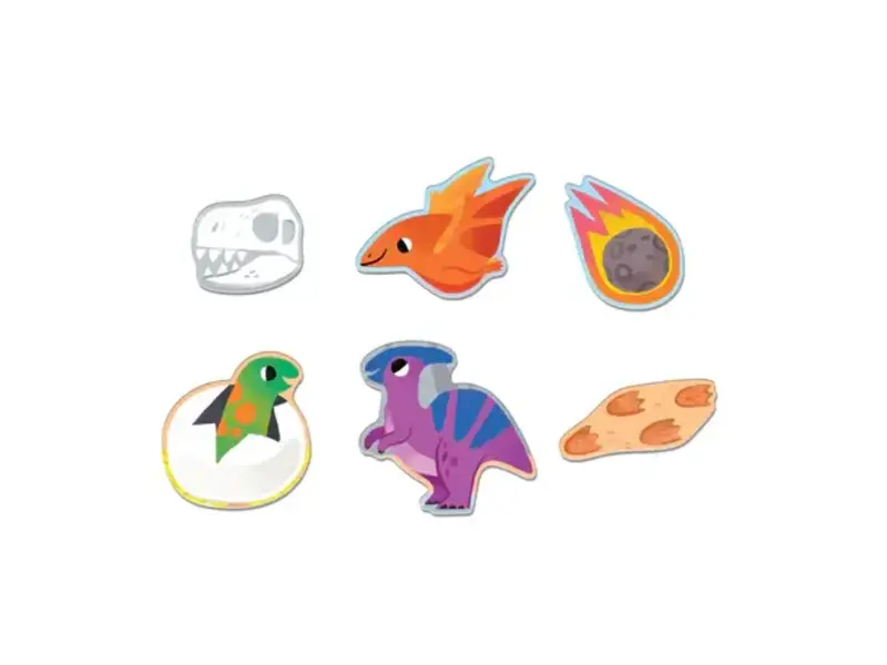 Chronicle Books Dinosaur Park 25 Piece Floor Puzzle with Shaped Pieces