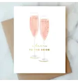 Abigail Jayne Design Bubbles For the Bride Greeting Card