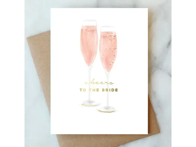 Abigail Jayne Design Bubbles For the Bride Greeting Card