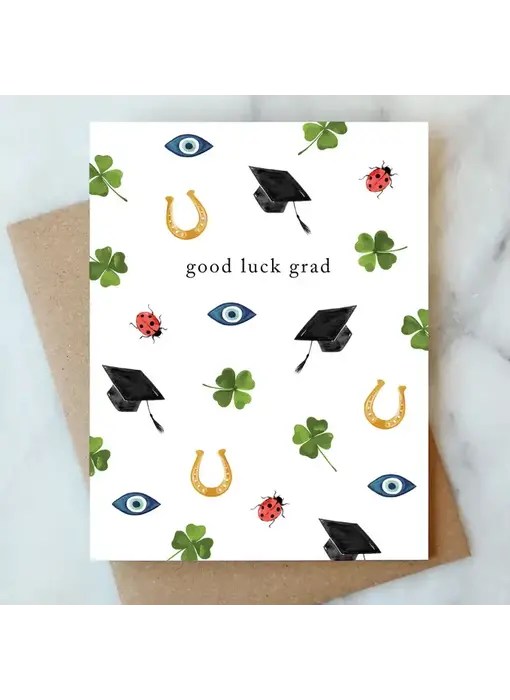 Lucky Graduation Greeting Card