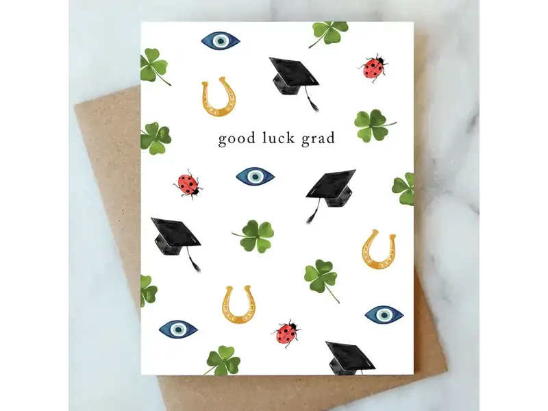 Abigail Jayne Design Lucky Graduation Greeting Card