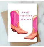 Abigail Jayne Design Happy Birthday Partner Greeting Card