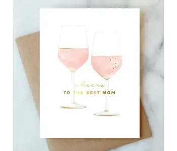 Mom Cheers Greeting Card