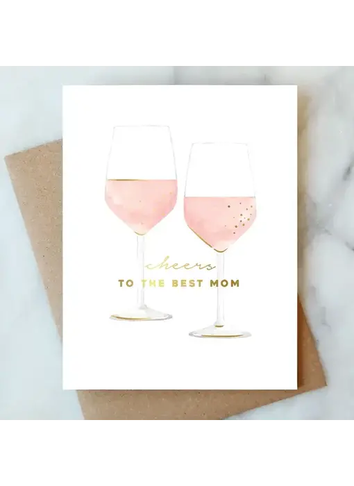 Mom Cheers Greeting Card