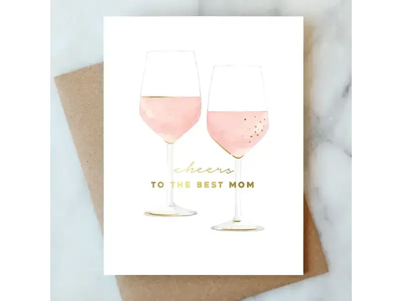 Abigail Jayne Design Mom Cheers Greeting Card