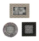 Creative Co-OP Resin & Bone Photo Frames, 3 styles