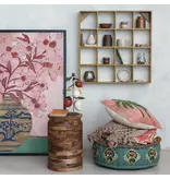 Creative Co-OP Wood Framed Glass Wall Décor w/ Flowers in Vase 36x48