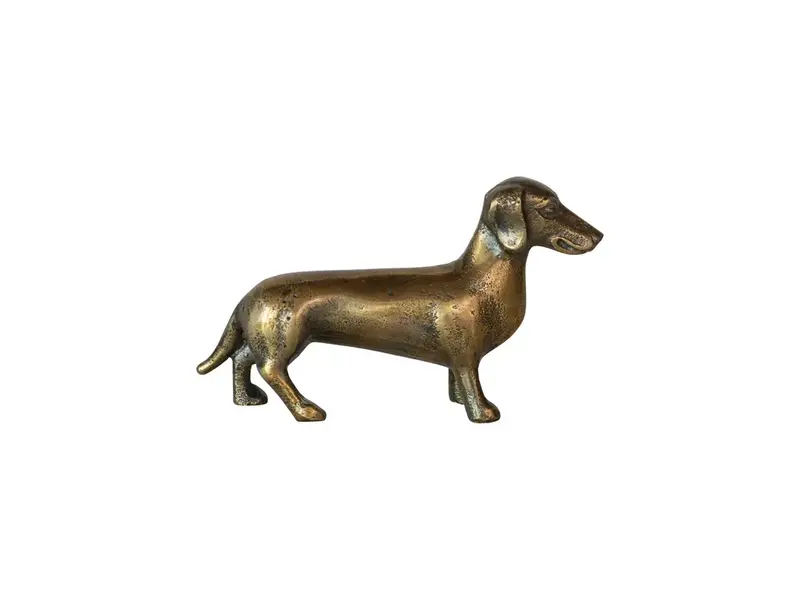 Creative Co-OP Cast Aluminum Dachshund