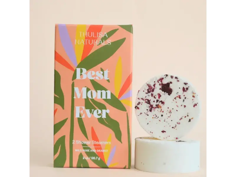 Thulisa Naturals | Bath + Body Mother's Day Shower Steamers | Orange Rose