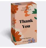 Thulisa Naturals | Bath + Body Shower Steamers | Lavender Mint | 2 Pack | Thank You